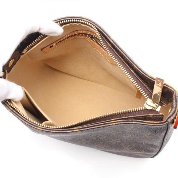 LOUIS VUITTON Brown Monogram Leather Looping MM Shoulder Bag - Picture 4 of 9